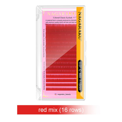 Cils de couleurs Volume Russe