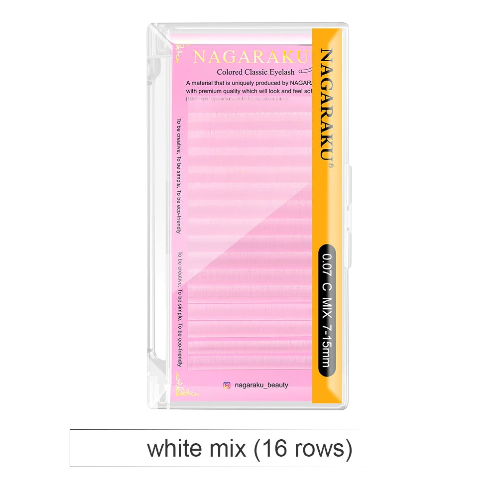 Cils de couleurs Volume Russe