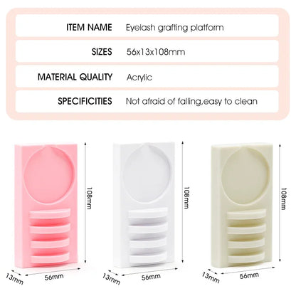 Support d'assistance extension de cils 2 en 1