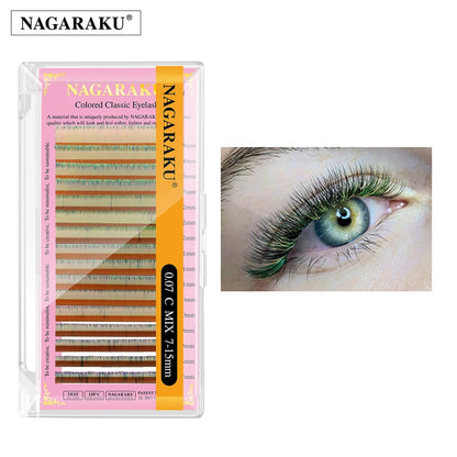 Cils de couleurs Volume Russe