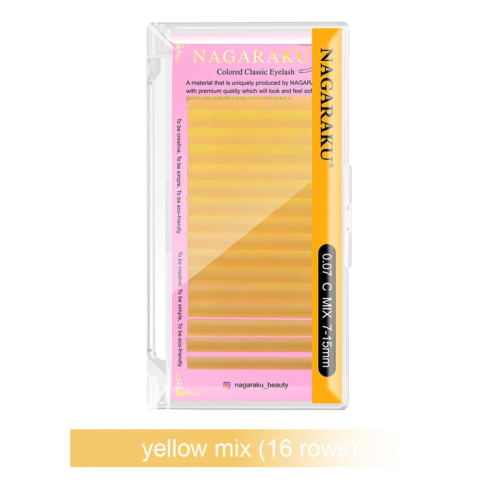 Cils de couleurs Volume Russe